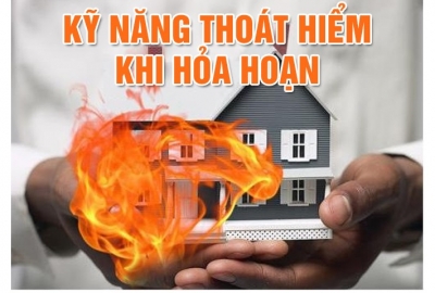 kỹ năng thoát hiểm khi có cháy