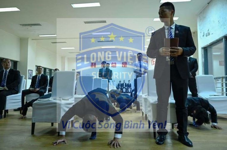 Quá trình huấn luyện vệ sĩ của công ty