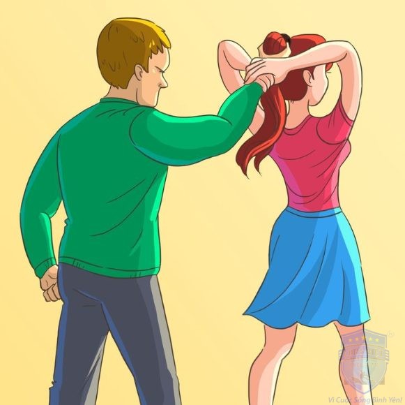 Tự vệ khi bị đối phương nắm tóc