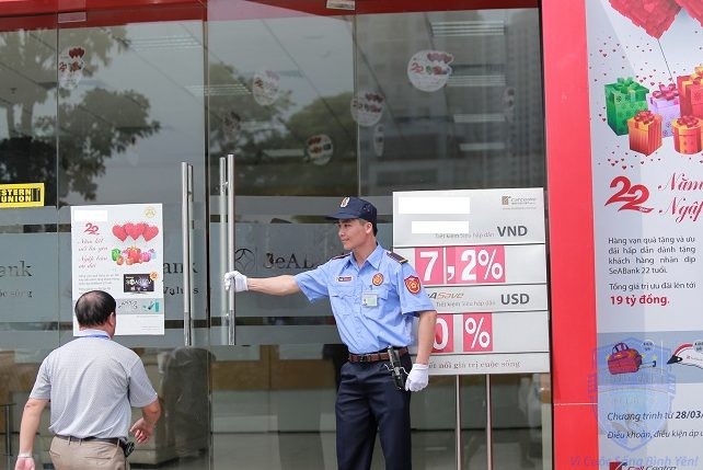 Nhân viên bảo vệ làm việc ở đâu