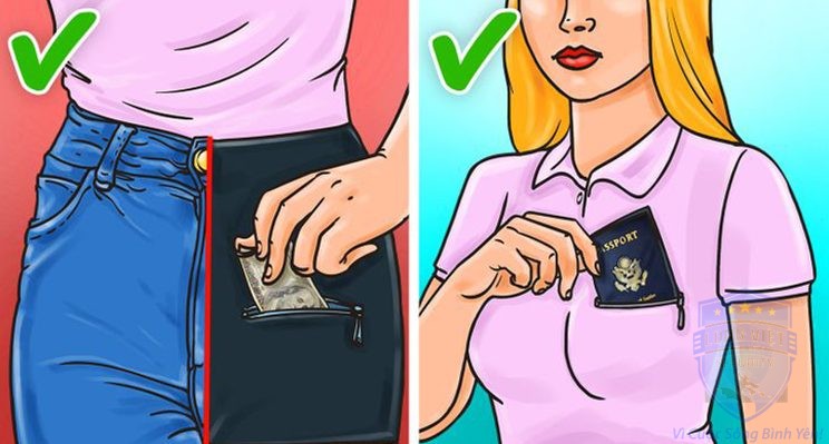 Mua quần áo và phụ kiện có túi ẩn