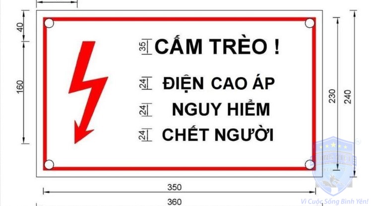 Quy định chung biển báo an toàn